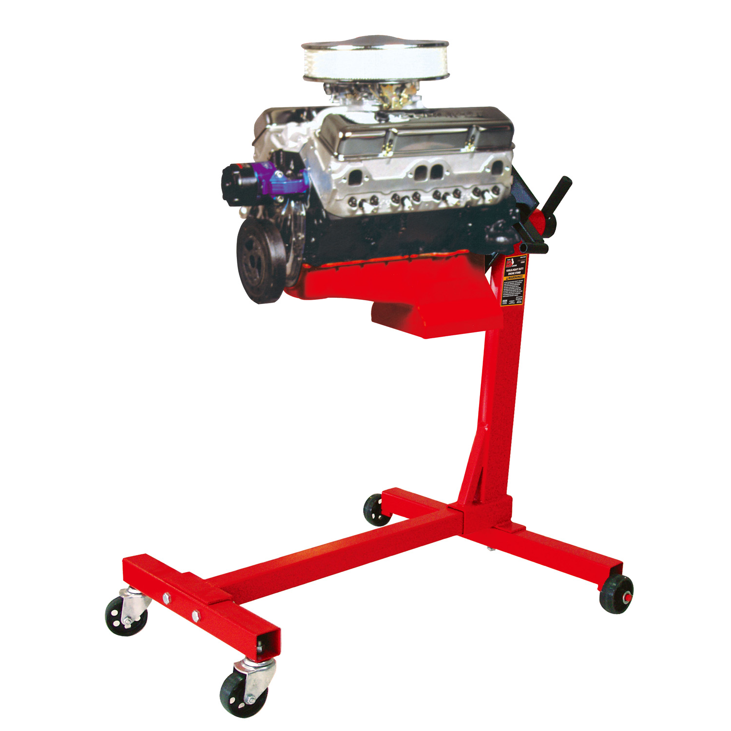 750 lb Capacity Torin Big Red Steel Rotating Engine Stand 