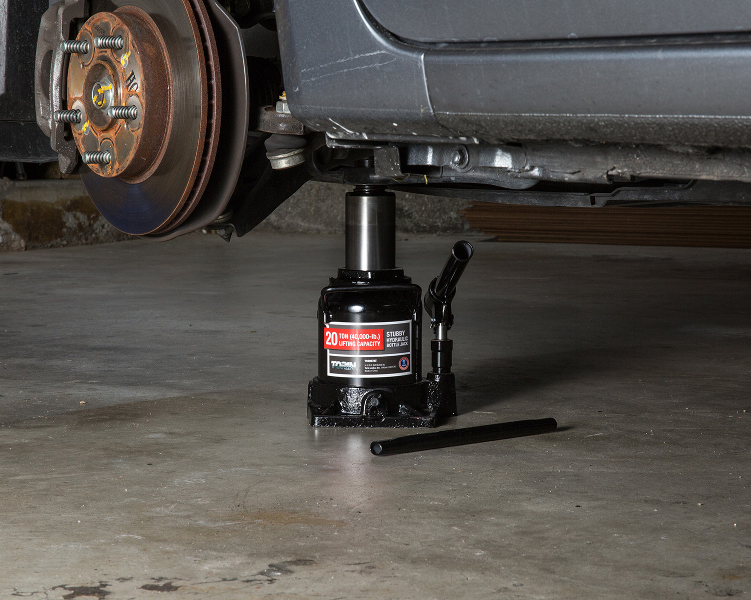 20T Stubby Hydraulic Bottle Jack